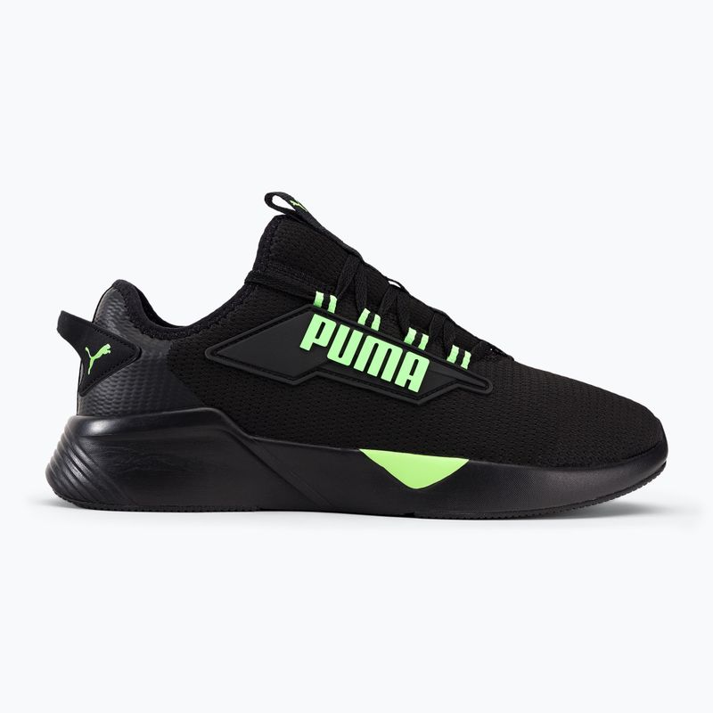 Herren Laufschuhe PUMA Retaliate 2 schwarz-grün 376676 23 2