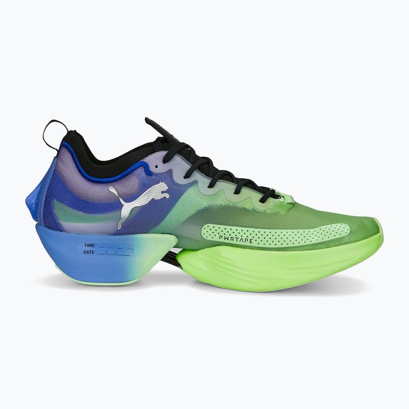 Herren Laufschuhe PUMA Fast-R NITRO Elite Carbon royal sapphire/fizzy lime 12