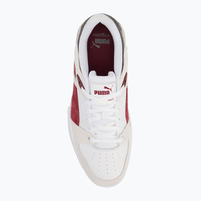 PUMA Slipstream Heritage Herrenschuhe puma weiß/team regal rot/shadow grau 5