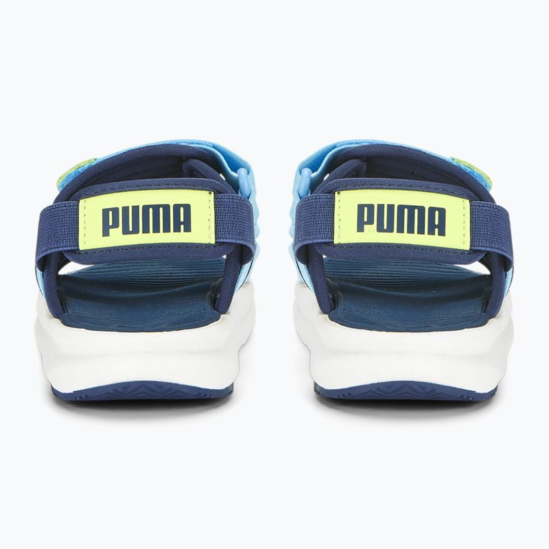 PUMA Evolve PS dunkle Nacht/Heldenblau/Lilienkissen Kindersandalen 11