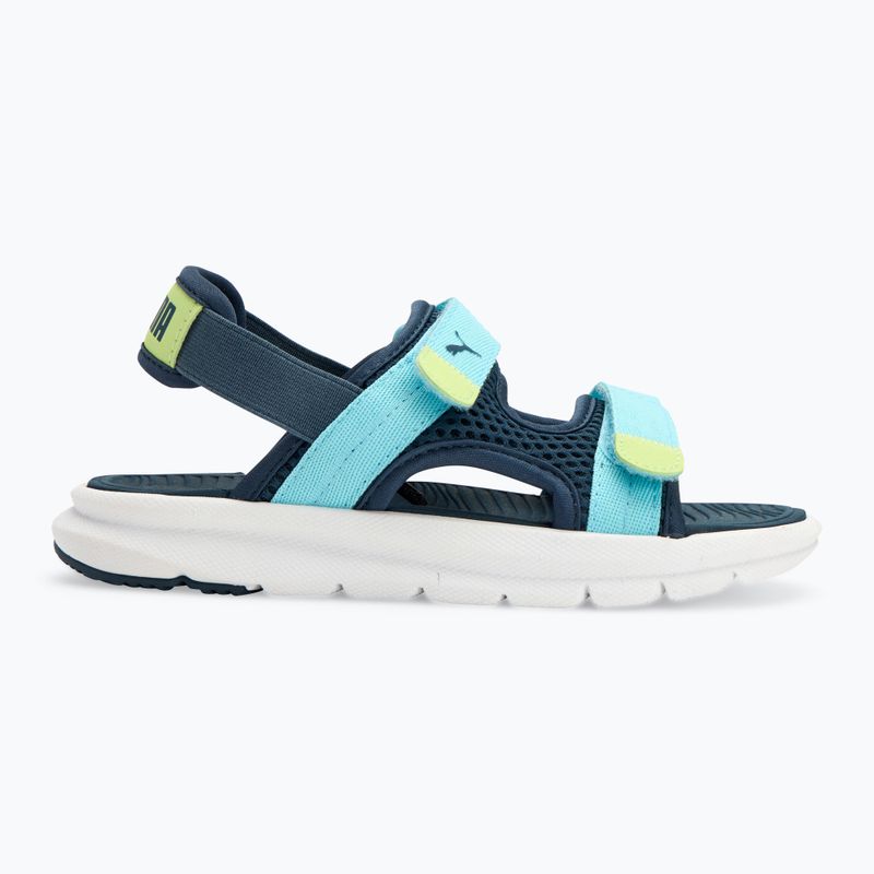 PUMA Evolve PS dunkle Nacht/Heldenblau/Lilienkissen Kindersandalen 2