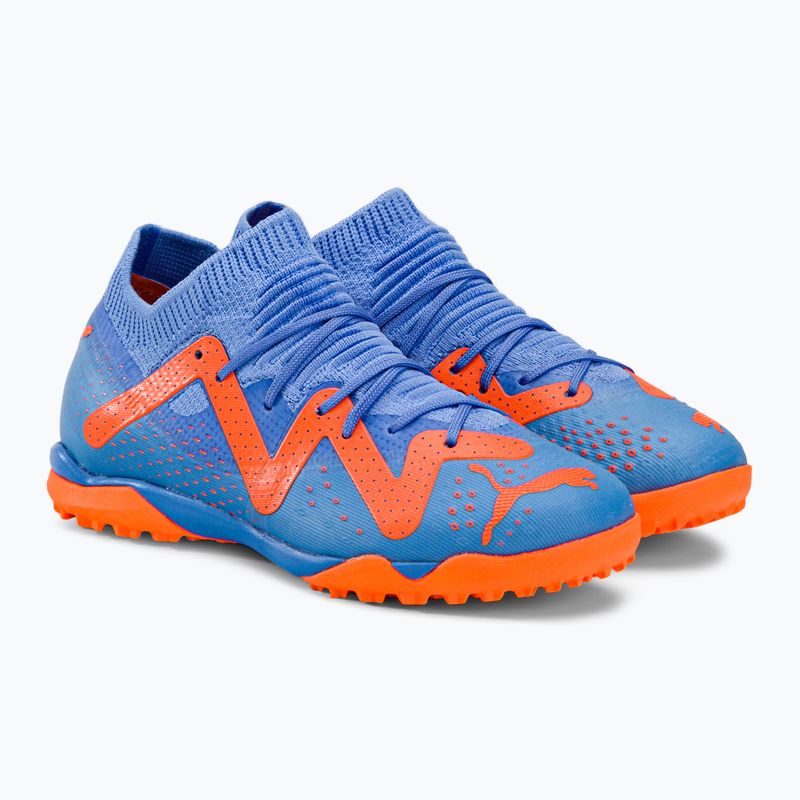 PUMA Future Match TT+Mid JR Fußballschuhe für Kinder blau/orange 107197 01 4