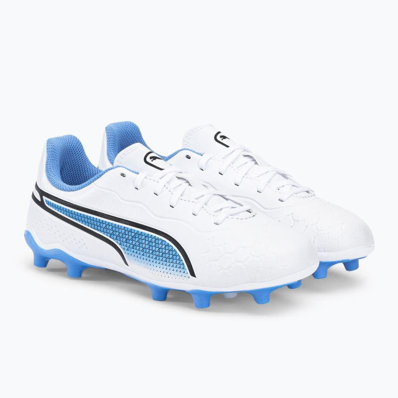 PUMA King Match FG/AG Kinder Fußballschuhe weiß 107266 01 4