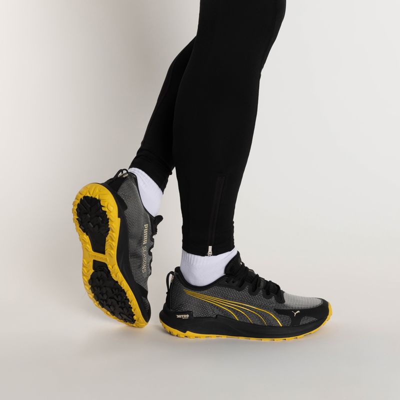 PUMA Fast-Trac Nitro Herren Laufschuhe puma schwarz/granola/fresh pear 3