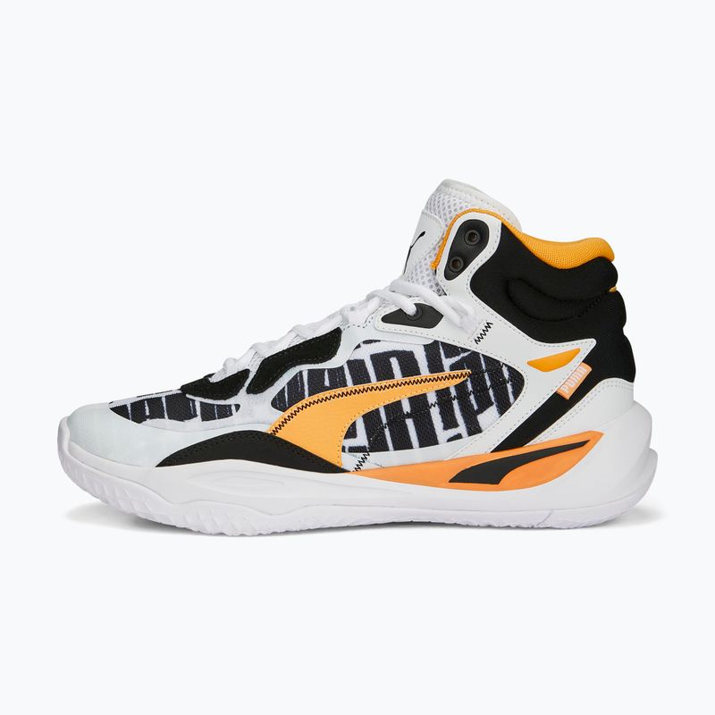 Herren Basketballschuhe PUMA Playmaker Pro Mid Block Party puma weiß 11