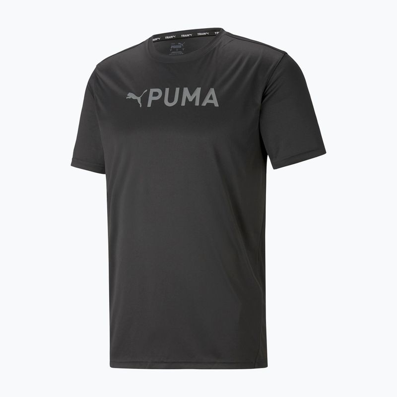 Herren Trainings-T-Shirt PUMA Fit Logo Cf Graphic schwarz 523098 01