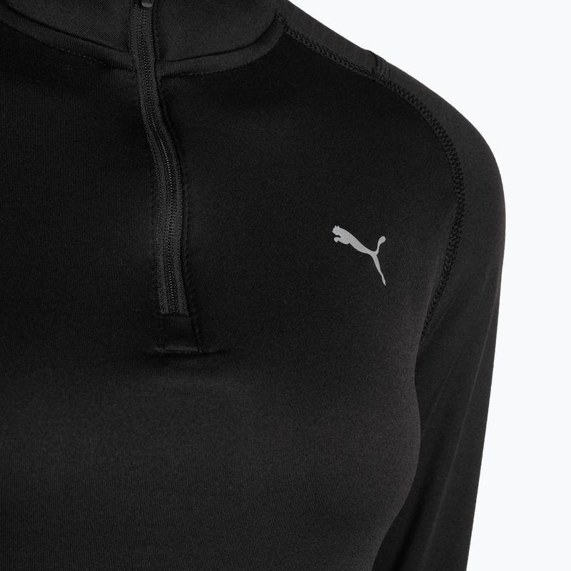 Damen Lauf-T-Shirt PUMA Run Cloudspun 1/2 Zip schwarz 523287 01 3