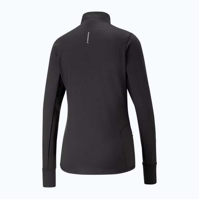 Damen Laufshirt PUMA Run Favorite 1/4 Zip puma schwarz 2