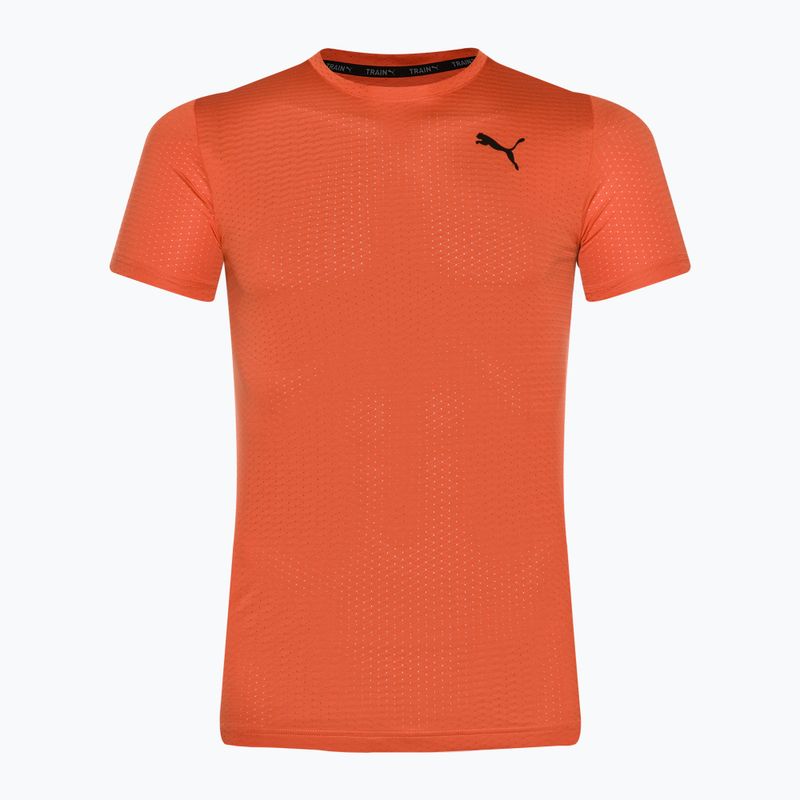 Herren Trainings-T-Shirt PUMA FAV Blaster orange 522351 94