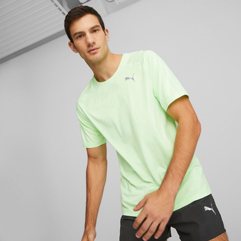 Herren Laufshirt PUMA Run Cloudspun grün 523269 34 3