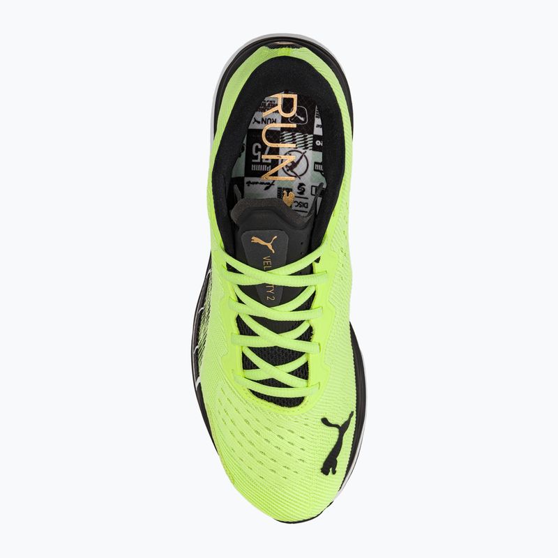 Herren Laufschuhe PUMA Velocity NITRO 2 Run 75 schnell gelb/puma schwarz 7