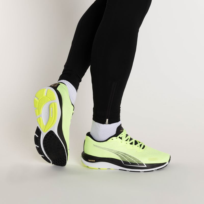 Herren Laufschuhe PUMA Velocity NITRO 2 Run 75 schnell gelb/puma schwarz 3