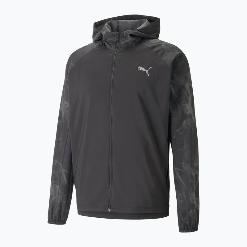Herren Laufjacke PUMA Run Favorite Aop Woven schwarz 523389 01 5