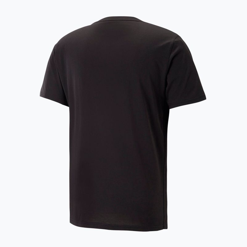 Herren PUMA Performance Trainings-T-Shirt Grafik schwarz 523236 01 2