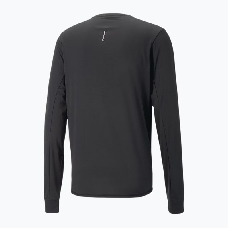 PUMA Run Favorite schwarzes Lauf-Longsleeve für Herren 2