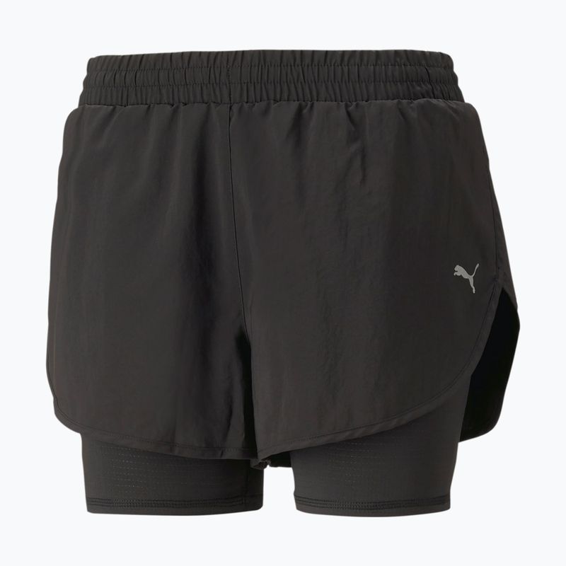 Damen Laufshorts PUMA Run Favorite Woven 2In1 3" schwarz 523181 01
