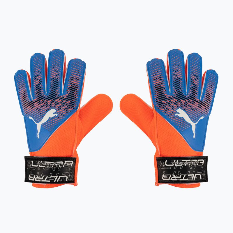 PUMA Torwarthandschuh Ultra Grip 4 RC ultra orange/blau schimmern