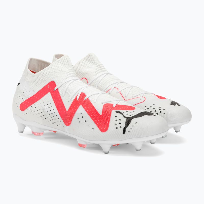 PUMA Future Match MXSG Herren Fußballschuhe puma weiß/puma schwarz/fire orchid 4