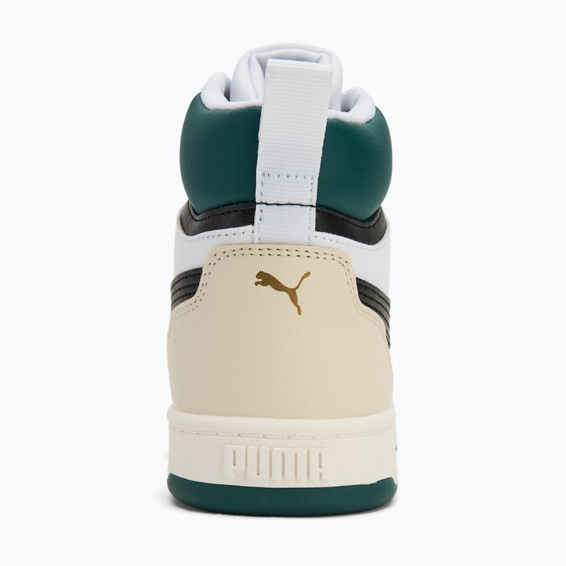 Schuhe PUMA Caven 2.0 Mid puma white/puma black/alpine snow/warm white/gold 6