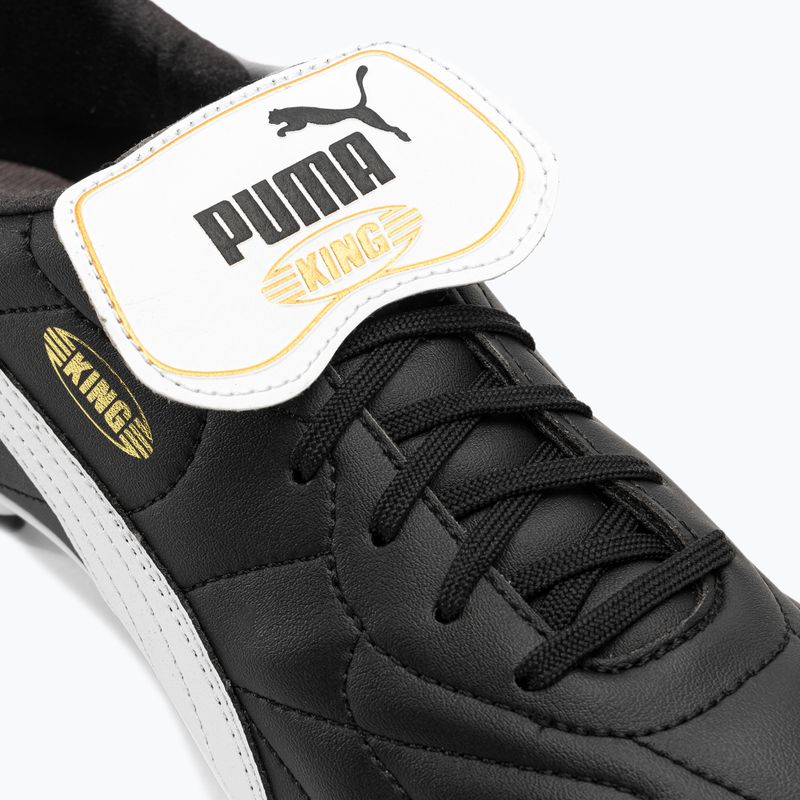 Herren Fußballschuhe PUMA King Top FG/AG puma schwarz/puma weiß/puma gold 8