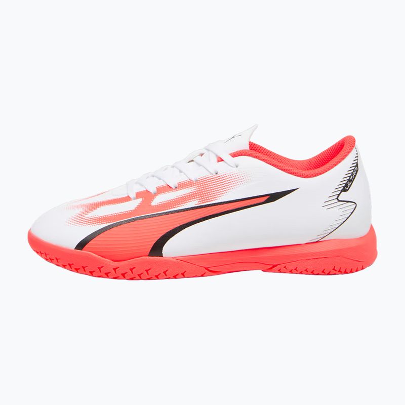 PUMA Ultra Play IT Jr Kinder Fußballschuhe puma weiß/puma schwarz/fire orchid 11