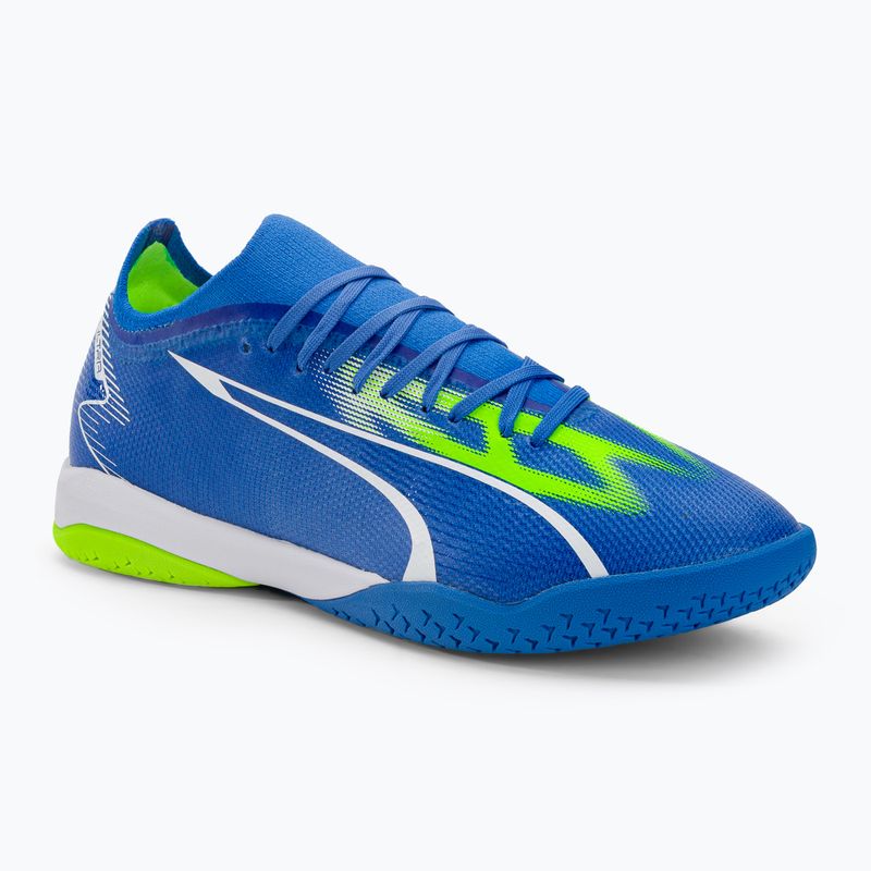 Herren PUMA Ultra Match IT Fußballschuhe ultra blau/puma weiß/pro grün