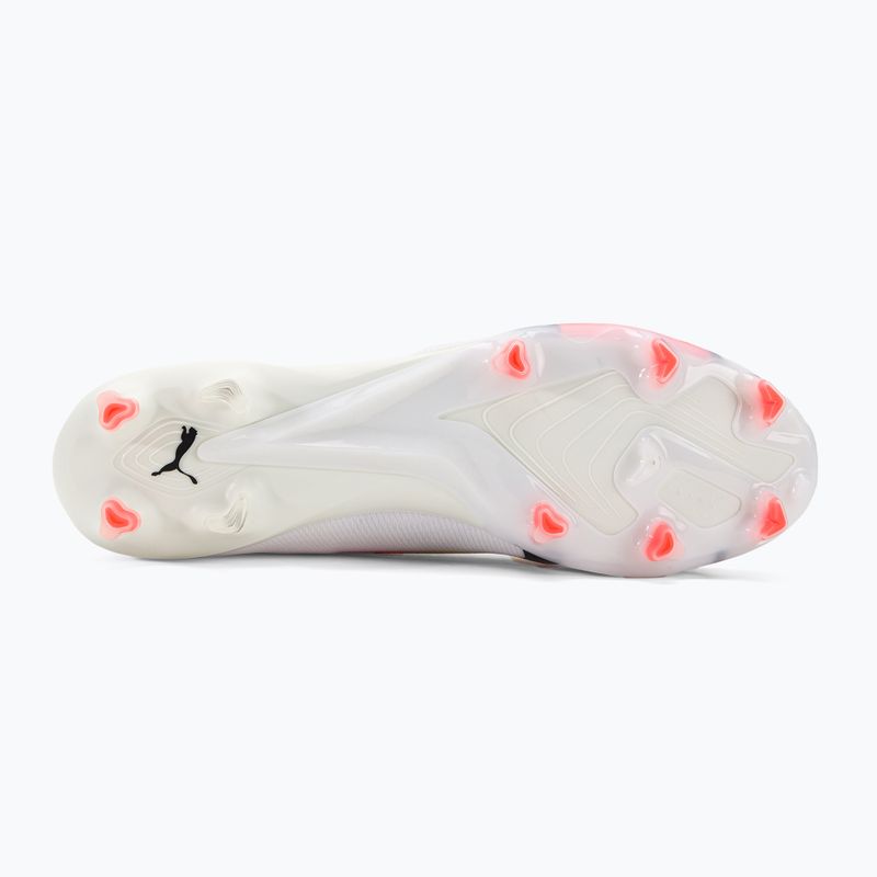 PUMA Ultra Ultimate FG/AG Herren Fußballschuhe puma weiß/pum schwarz/fire orchid 5