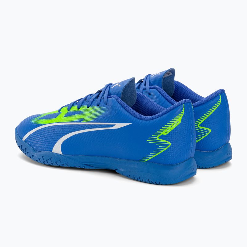 PUMA Herren Fußballschuhe Ultra Play It ultra blau/puma weiß/pro grün