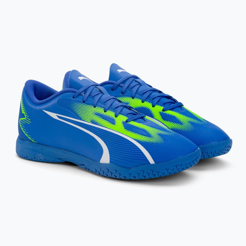 PUMA Herren Fußballschuhe Ultra Play It ultra blau/puma weiß/pro grün