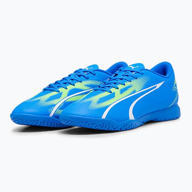 PUMA Herren Fußballschuhe Ultra Play It ultra blau/puma weiß/pro grün