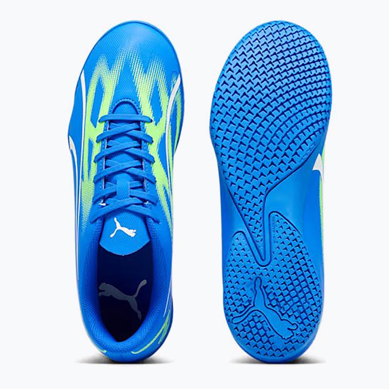 PUMA Herren Fußballschuhe Ultra Play It ultra blau/puma weiß/pro grün