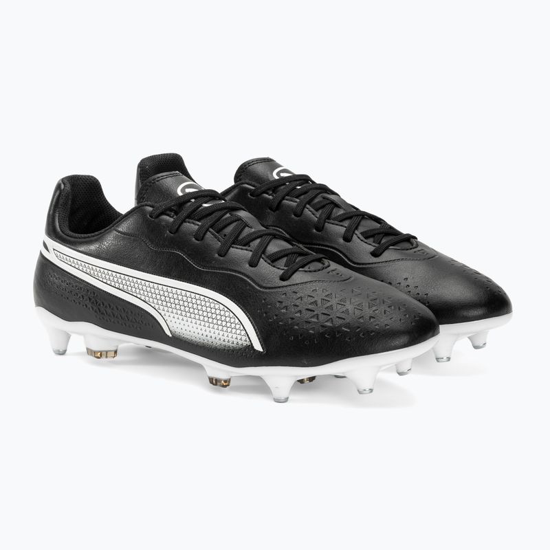 PUMA King Match MXSG Herren Fußballschuhe puma schwarz/puma weiß 4