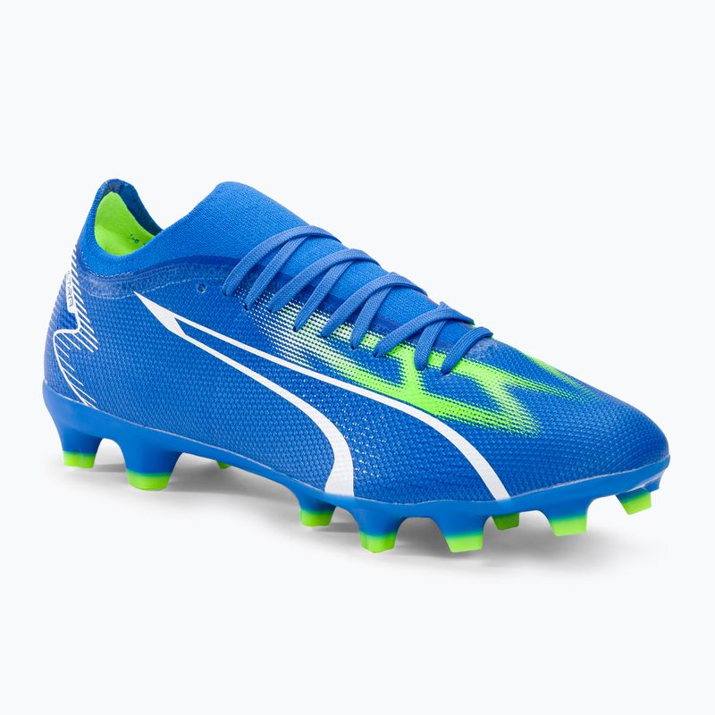 PUMA Ultra Match FG/AG Herren Fußballschuhe Ultra Blau/Puma Weiß/Pro Grün