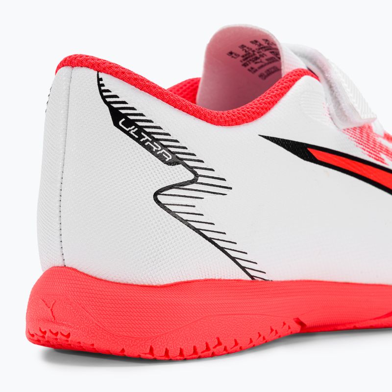 PUMA Ultra Play IT V Jr Kinder Fußballschuhe puma weiß/puma schwarz/fire orchid
