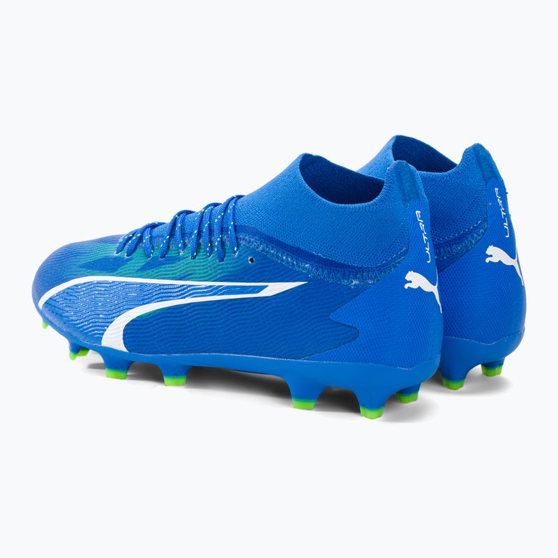 PUMA Ultra Pro FG/AG Jr Kinder Fußballschuhe ultra blau/puma weiß/pro grün 3