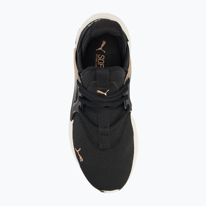 Laufschuhe Damen PUMA Softride Enzo Evo Molt Met black/gold/warm white 5
