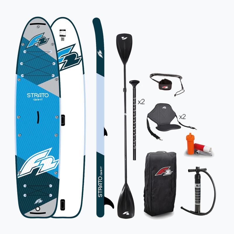 Brett SUP F2 Strato Giant 12'2" Double Combo blue