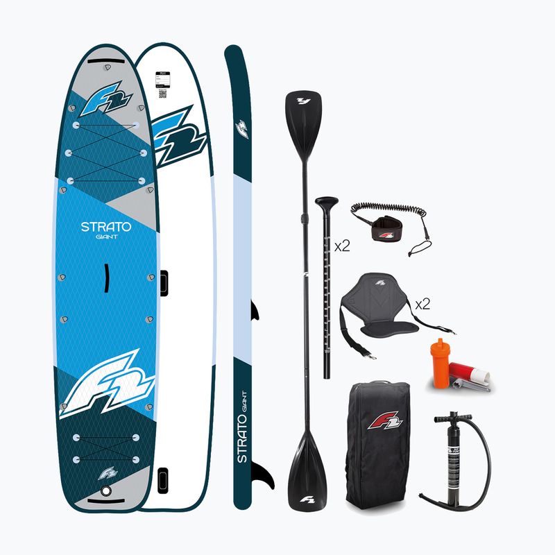 Brett SUP F2 Strato Giant 12'8" Minicombo blue