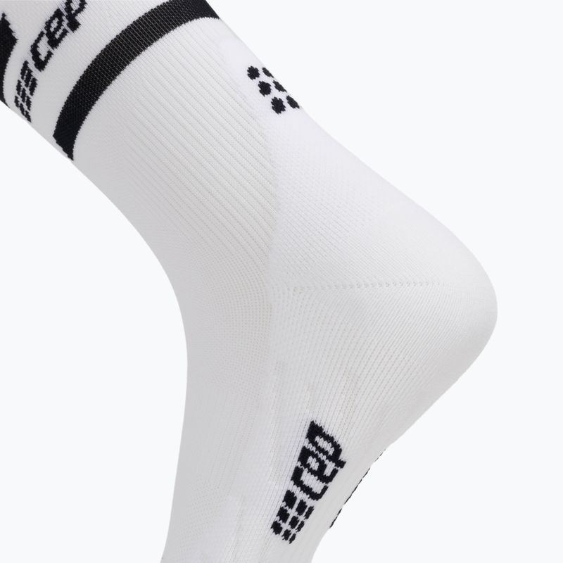 CEP Herren Kompressions-Laufsocken 4.0 Mid Cut Weiß 6