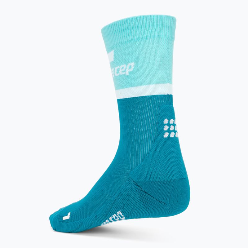 CEP Herren Kompressions-Laufsocken 4.0 Mid Cut ocean/petrol 2