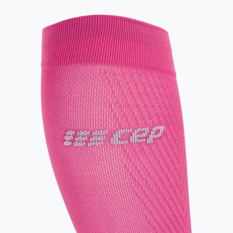 CEP Ultralight pink/dunkelrot Damen Kompressions-Laufsocken 3