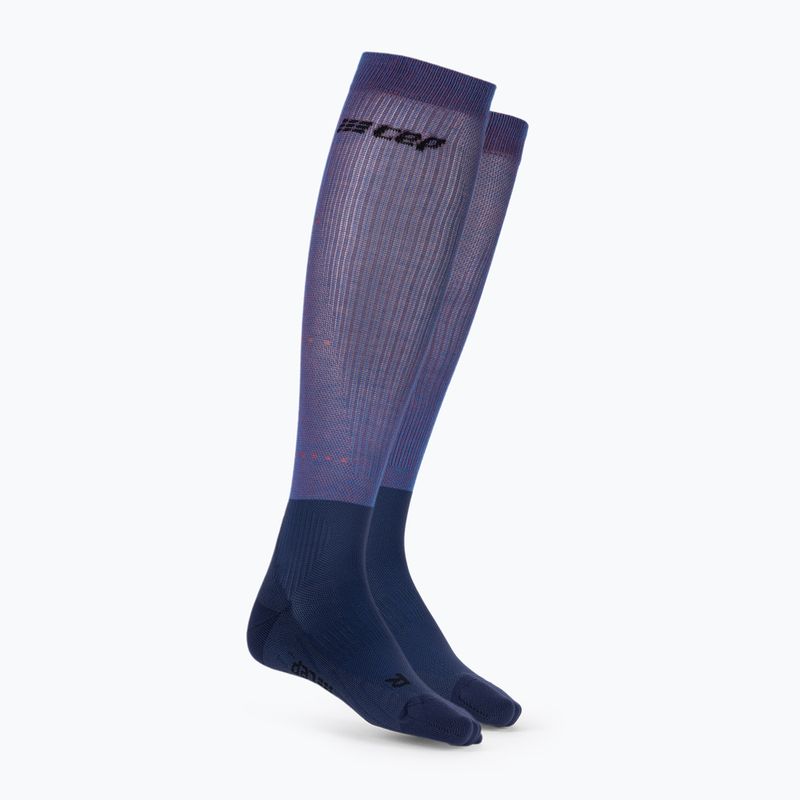 CEP Infrared Recovery Kompressionsstrümpfe für Frauen blau