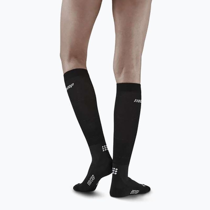 CEP Infrared Recovery Damen Kompressionssocken schwarz/schwarz
