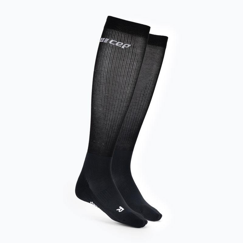 CEP Infrared Recovery Damen Kompressionssocken schwarz/schwarz