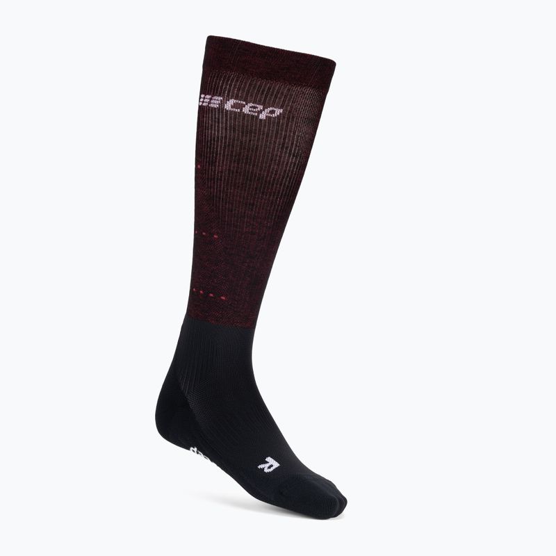 CEP Infrared Recovery Damen Kompressionssocken schwarz/rot