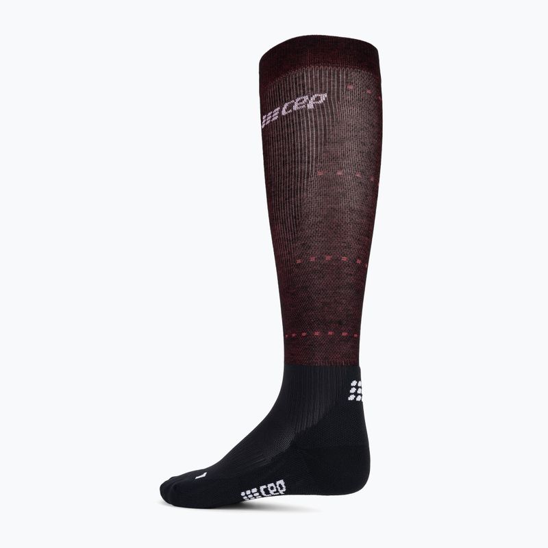 CEP Infrared Recovery Damen Kompressionssocken schwarz/rot