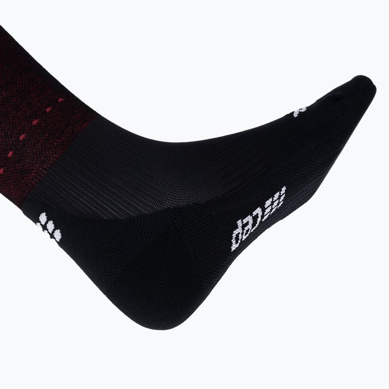 CEP Infrared Recovery Damen Kompressionssocken schwarz/rot