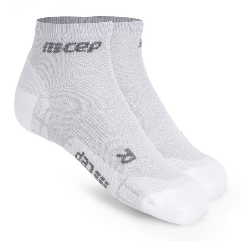 CEP Ultralight Low Cut Carbon weiß Herren Kompressions-Laufsocken 2