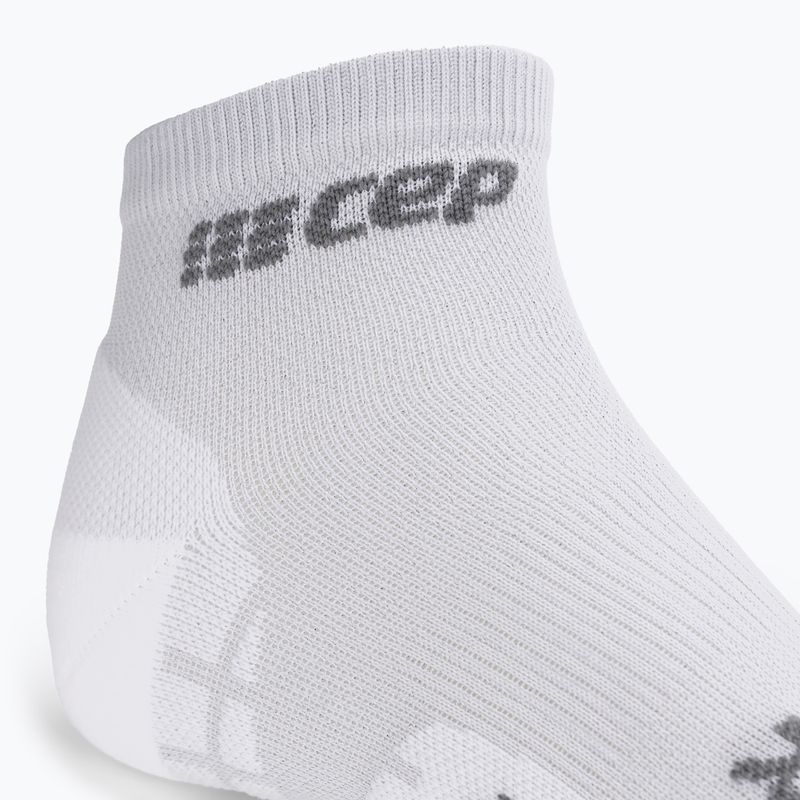 CEP Ultralight Low Cut Carbon weiß Herren Kompressions-Laufsocken 4