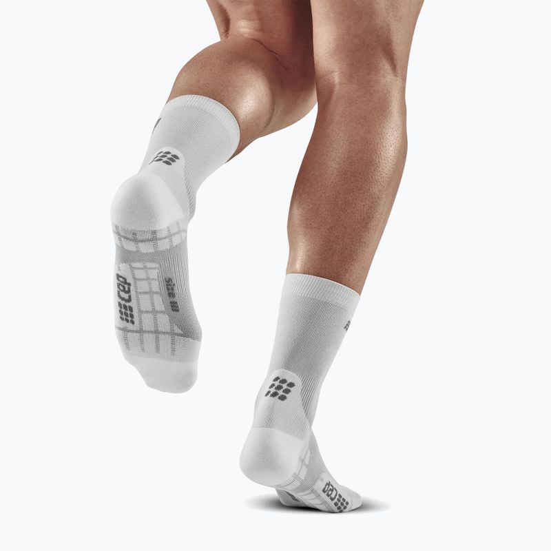 CEP Ultralight Short carbon white Herren Kompressions-Laufsocken 3